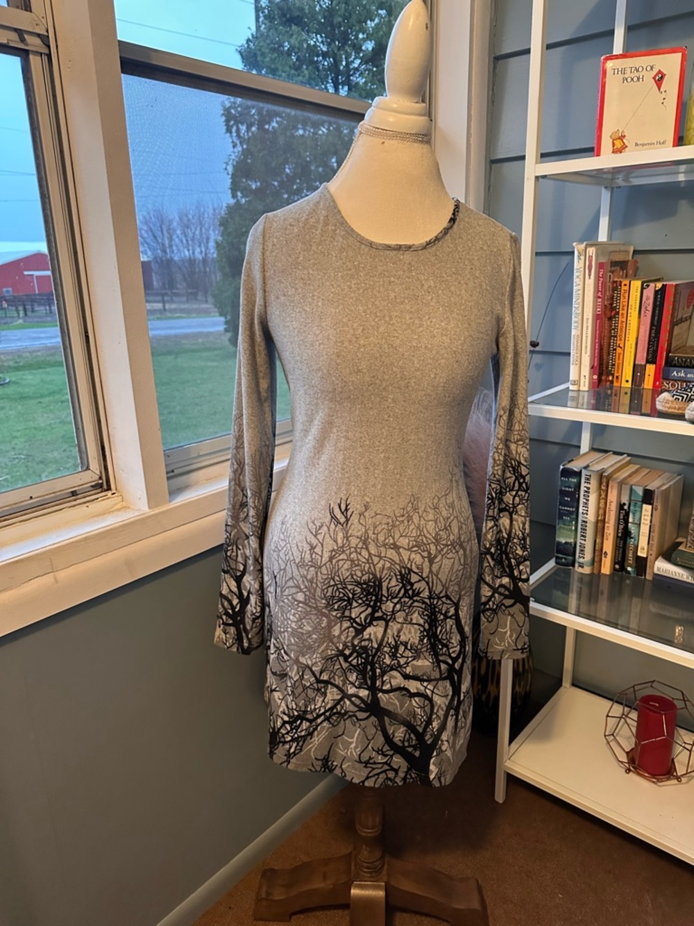 L.A. SOUL Gray Ribbed Top - Small